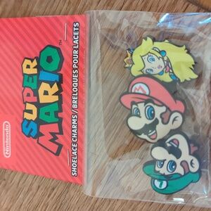 Super Mario Shoe Lace Charms